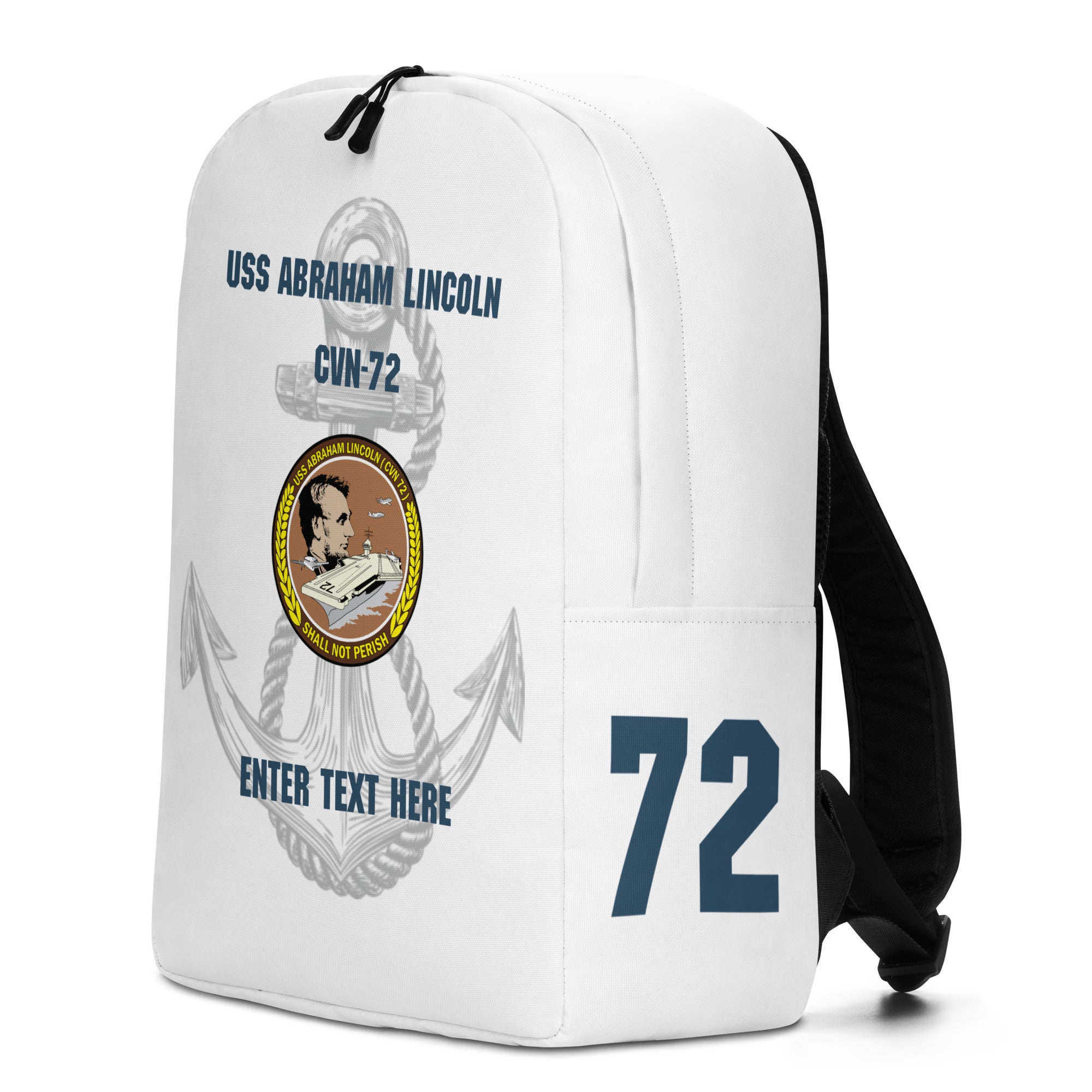 Customizable USS ABRAHAM LINCOLN Minimalist Backpack