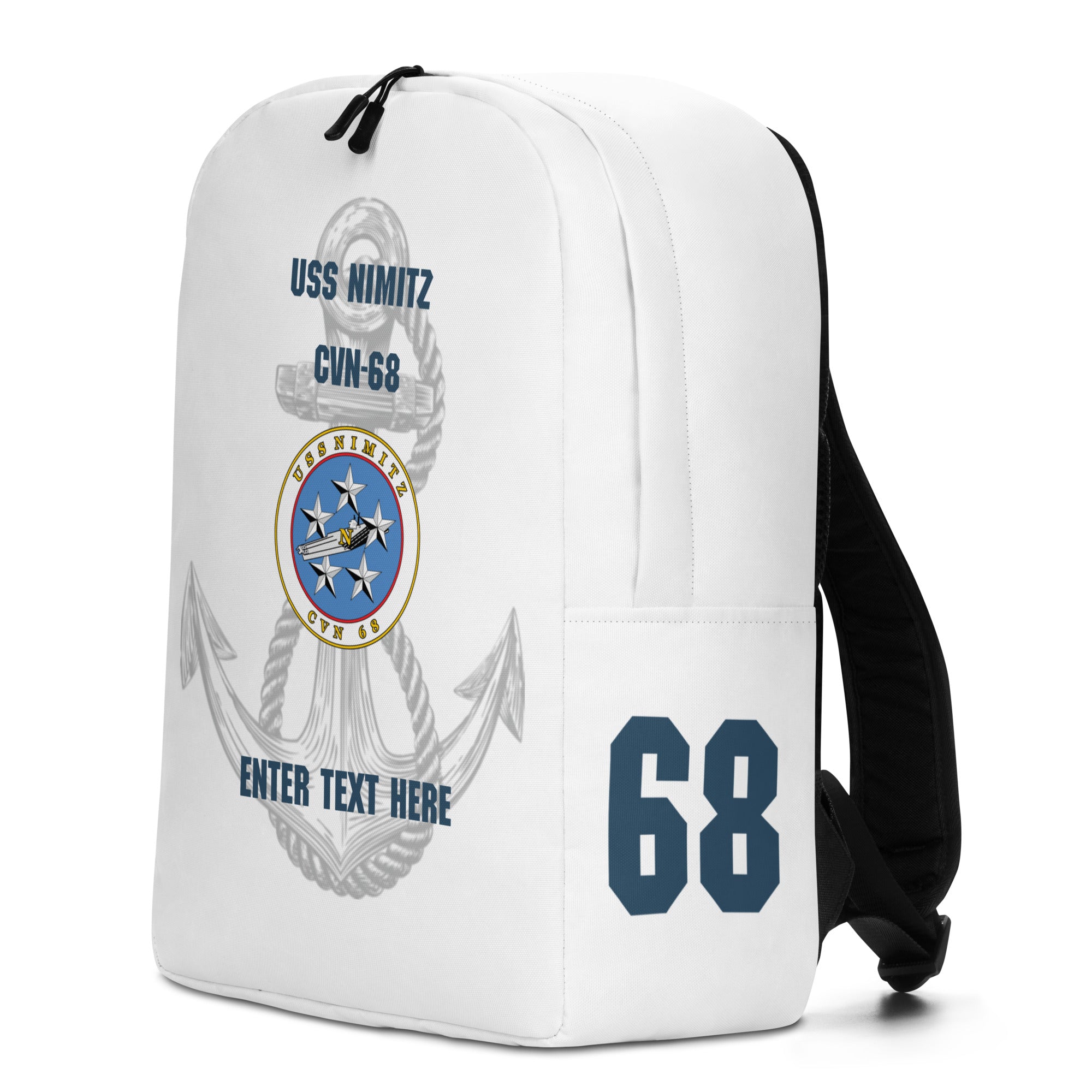 Customizable USS NIMITZ Minimalist Backpack