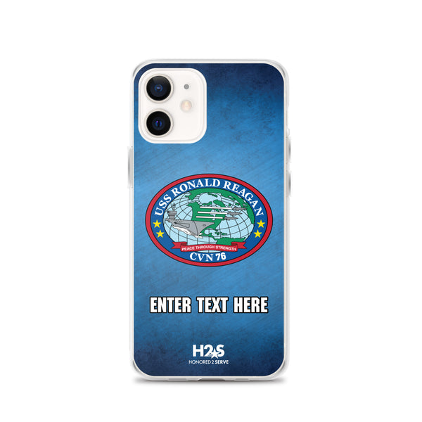 Customizable USS RONALD REAGAN Clear Case for iPhone®