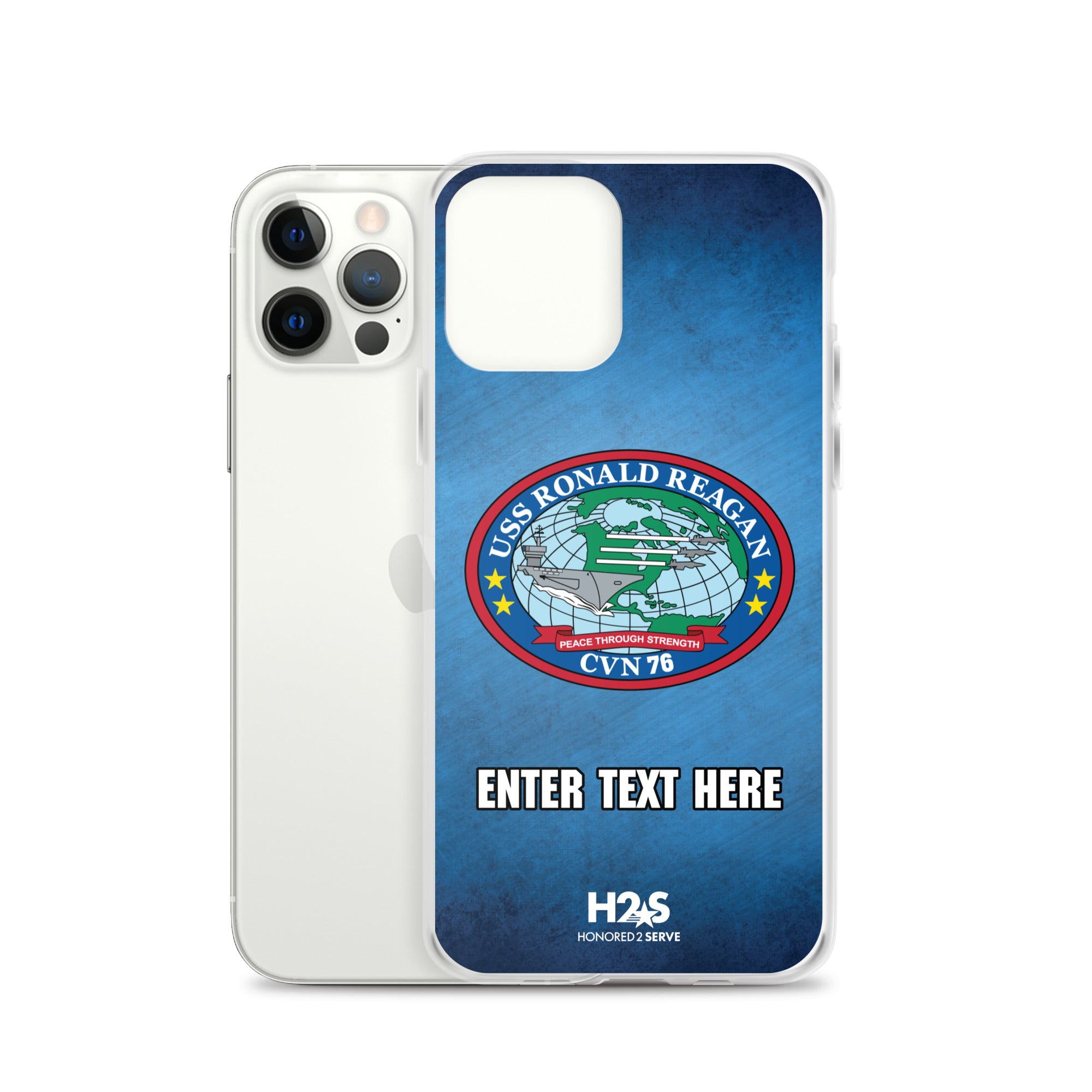 Customizable USS RONALD REAGAN Clear Case for iPhone®