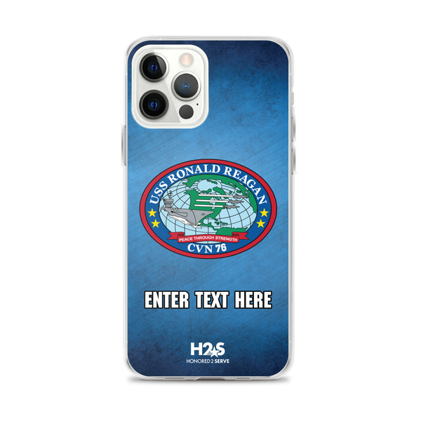 Customizable USS RONALD REAGAN Clear Case for iPhone®