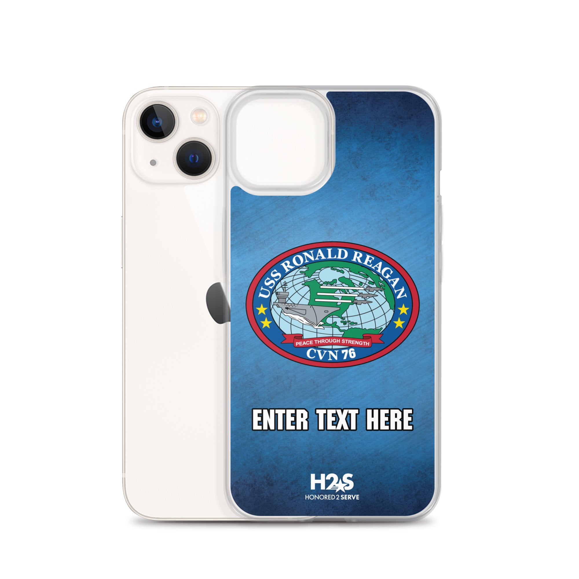 Customizable USS RONALD REAGAN Clear Case for iPhone®