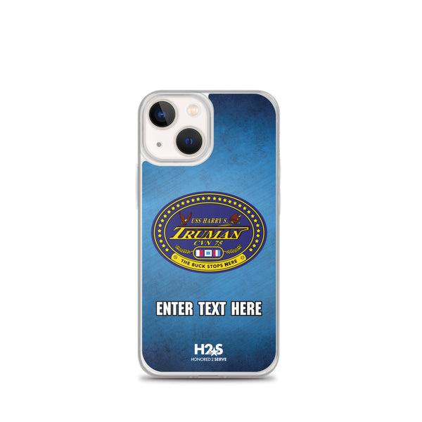 Customizable USS HARRY S. TRUMAN Clear Case for iPhone®