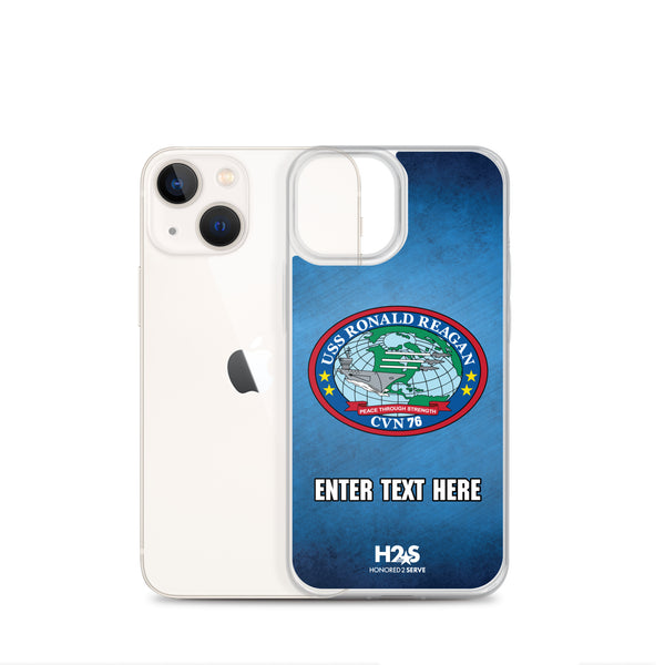 Customizable USS RONALD REAGAN Clear Case for iPhone®