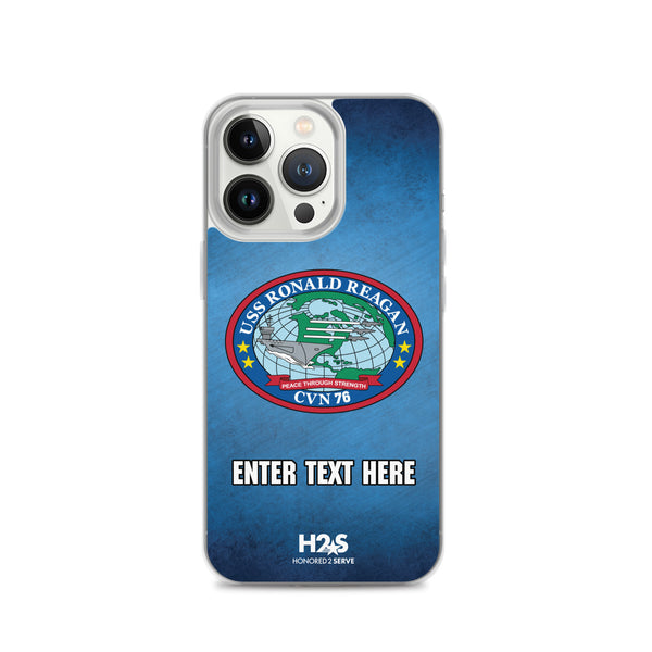 Customizable USS RONALD REAGAN Clear Case for iPhone®