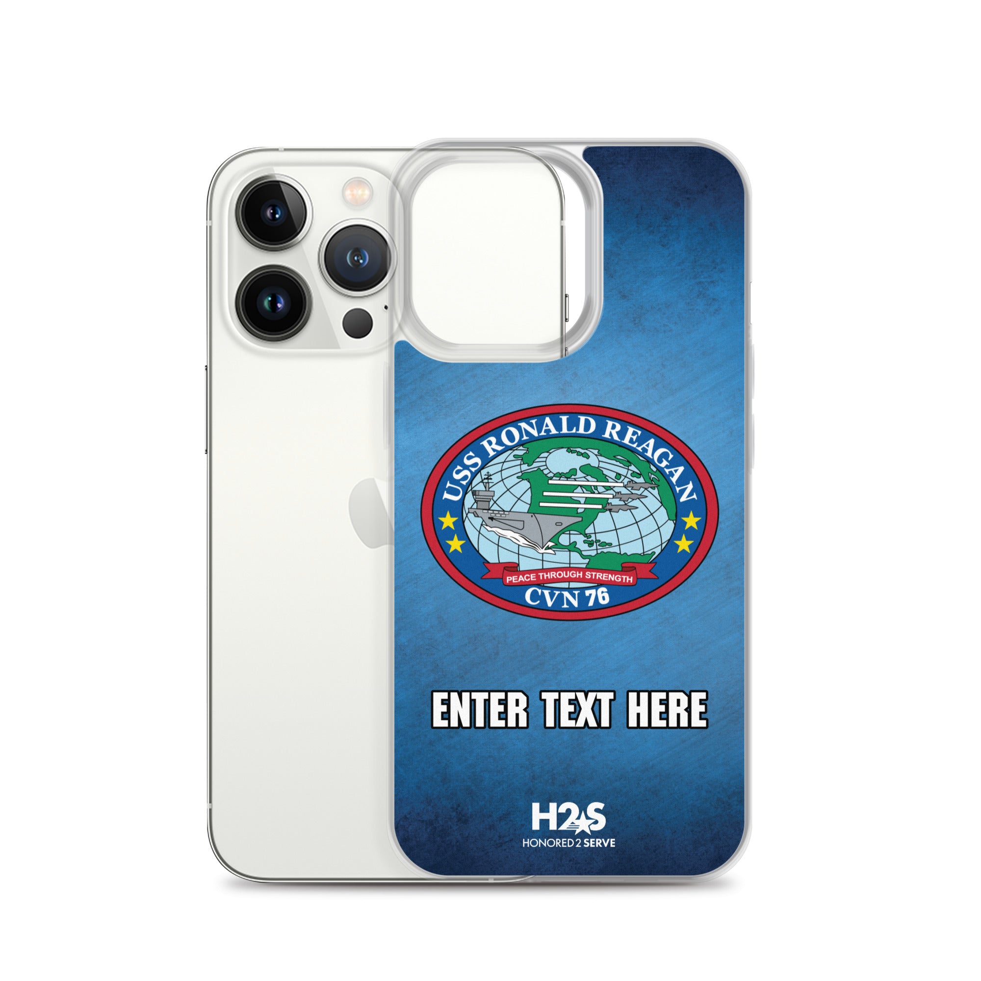 Customizable USS RONALD REAGAN Clear Case for iPhone®