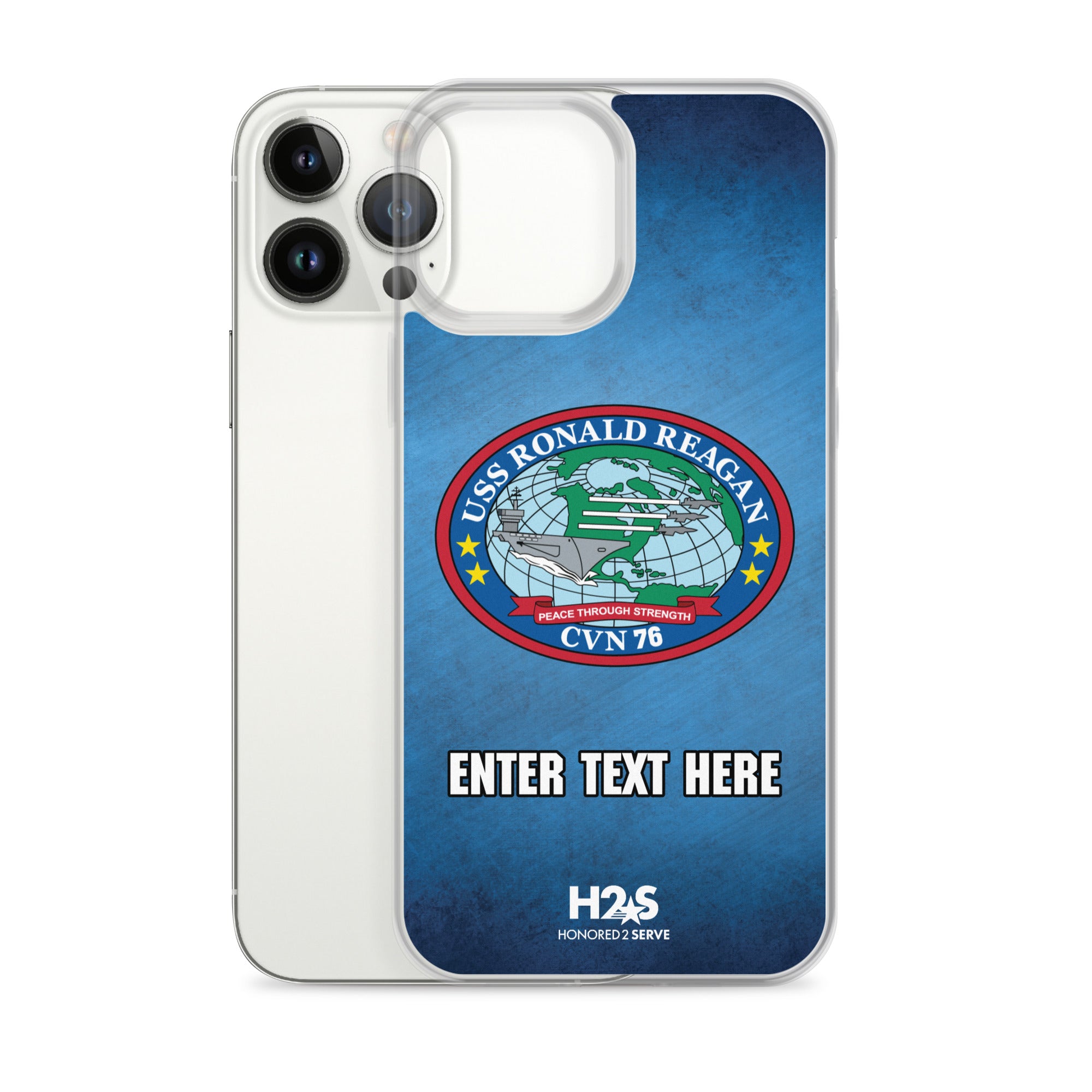 Customizable USS RONALD REAGAN Clear Case for iPhone®