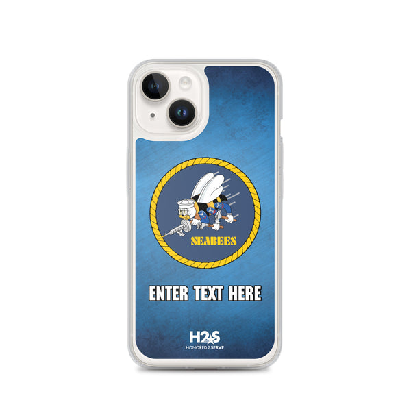 Customizable U.S. Navy SEABEES Clear Case for iPhone®