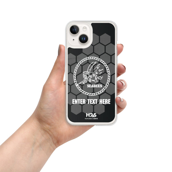 Customizable US Navy SEABEES Clear Case for iPhone®