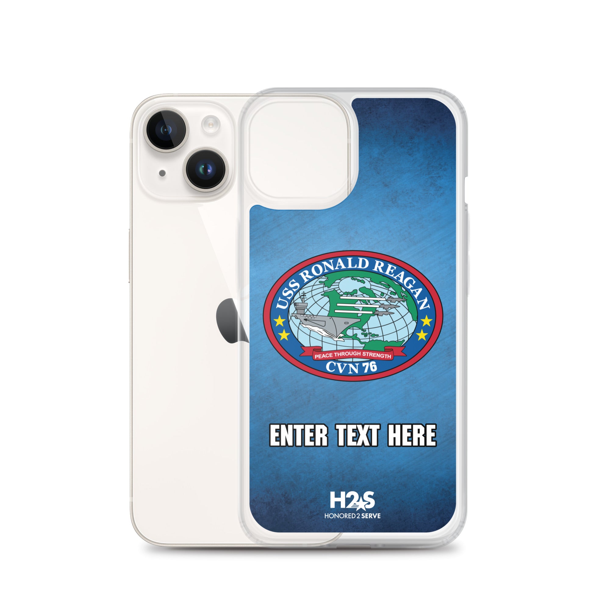 Customizable USS RONALD REAGAN Clear Case for iPhone®