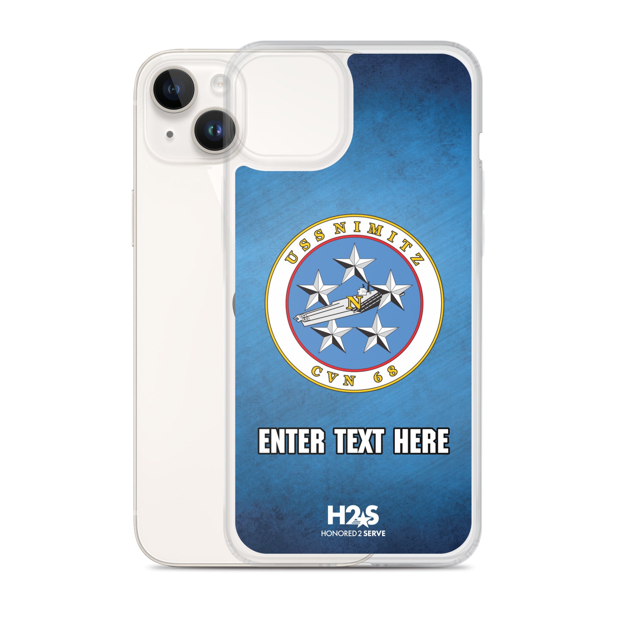 Customizable USS NIMITZ Clear Case for iPhone®