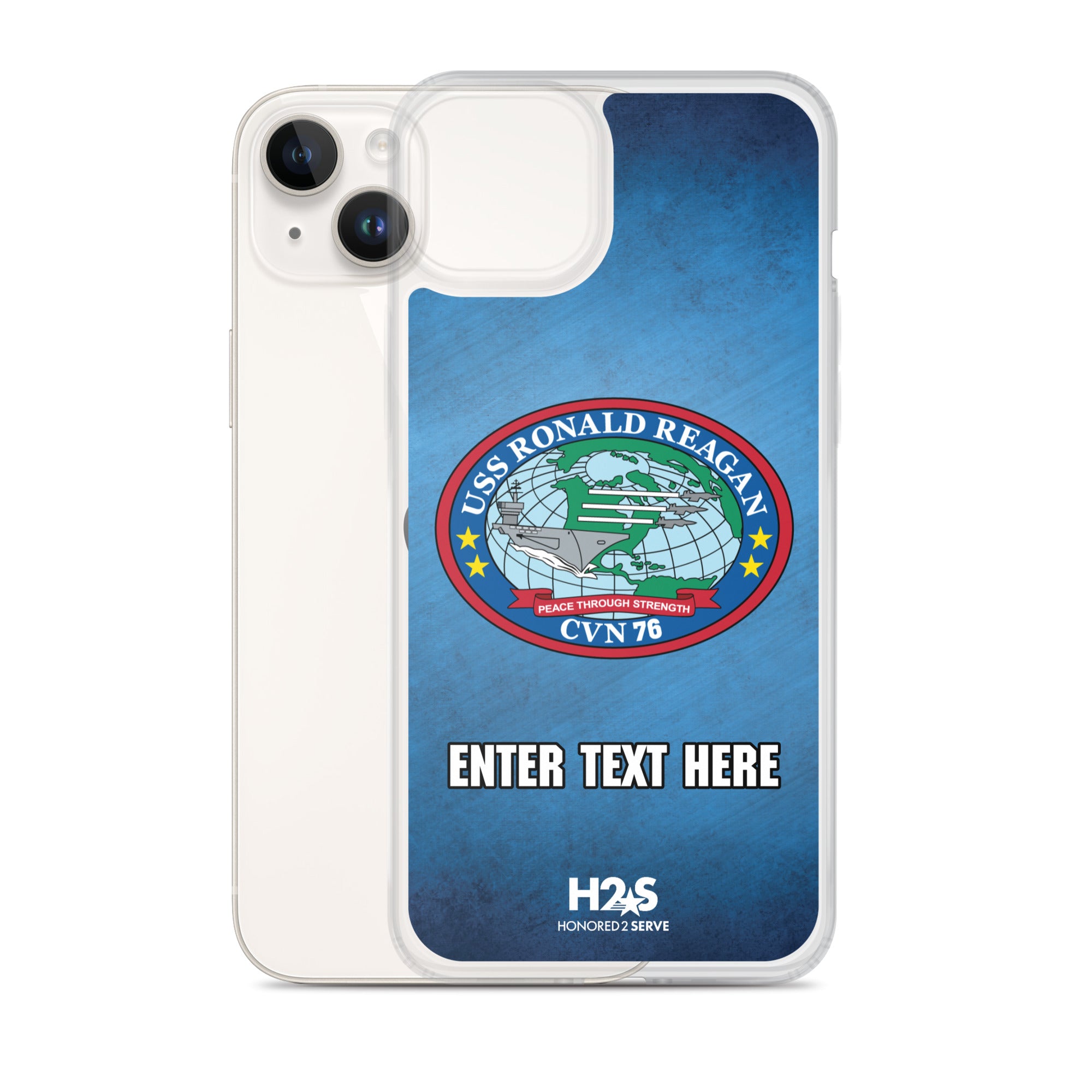 Customizable USS RONALD REAGAN Clear Case for iPhone®