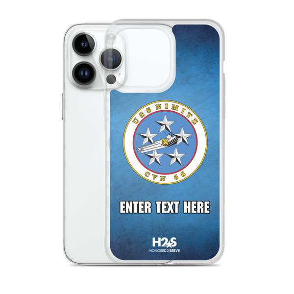 Customizable USS NIMITZ Clear Case for iPhone®