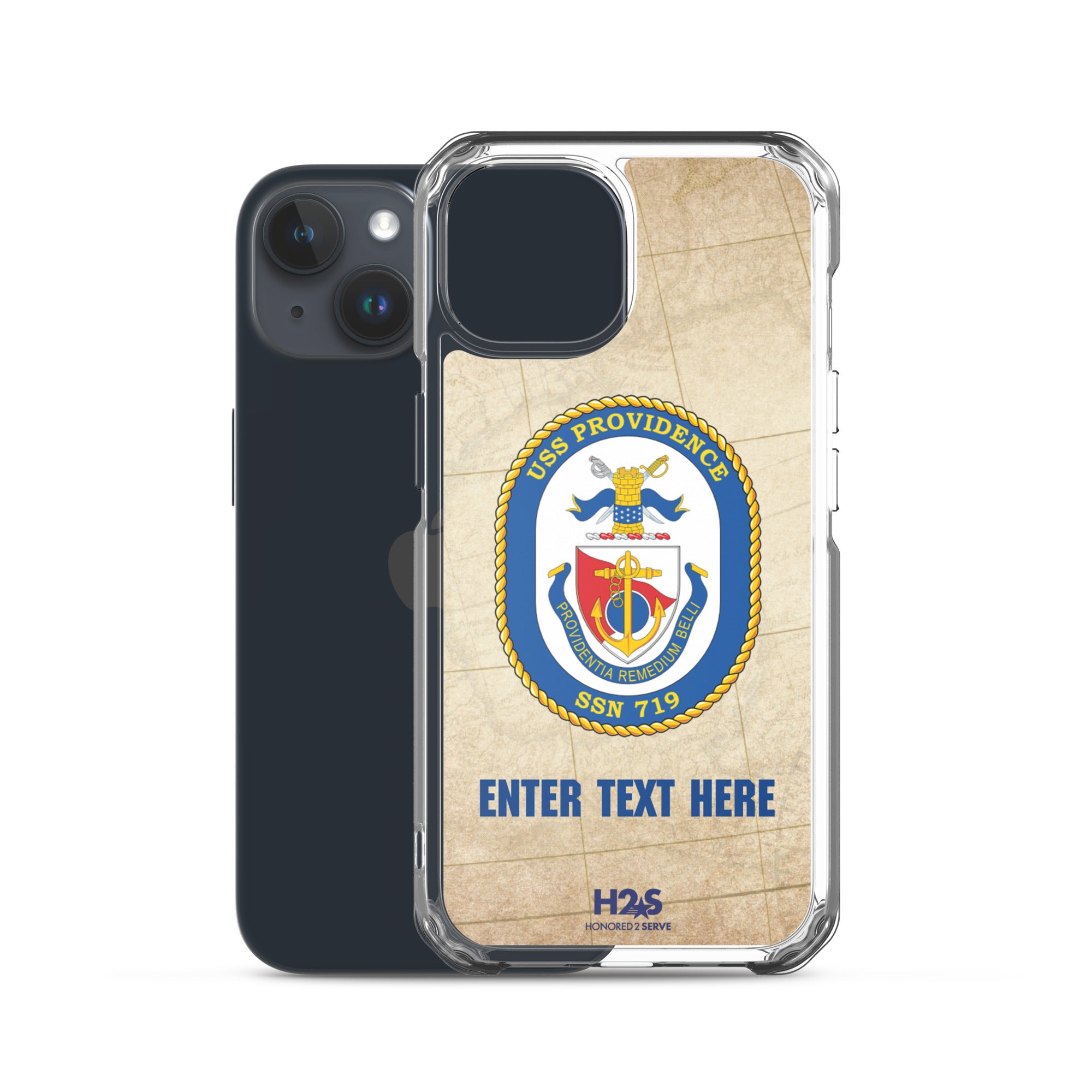Customizable USS PROVIDENCE (SSN-719) Clear Case for iPhone®