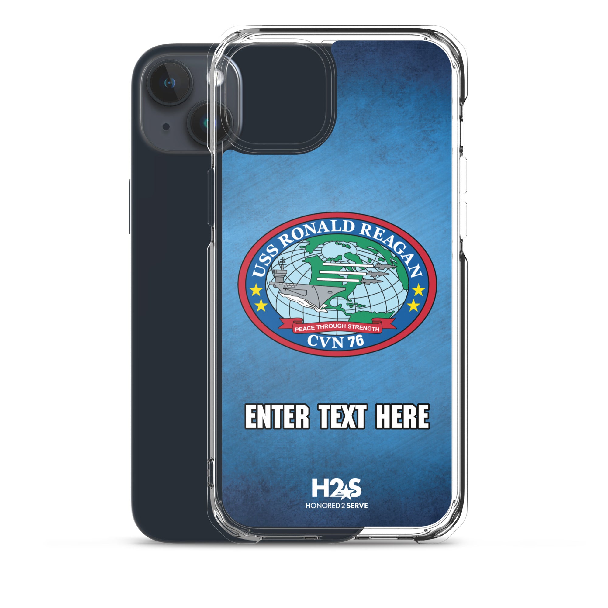 Customizable USS RONALD REAGAN Clear Case for iPhone®