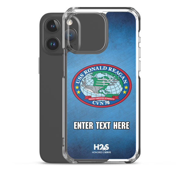 Customizable USS RONALD REAGAN Clear Case for iPhone®