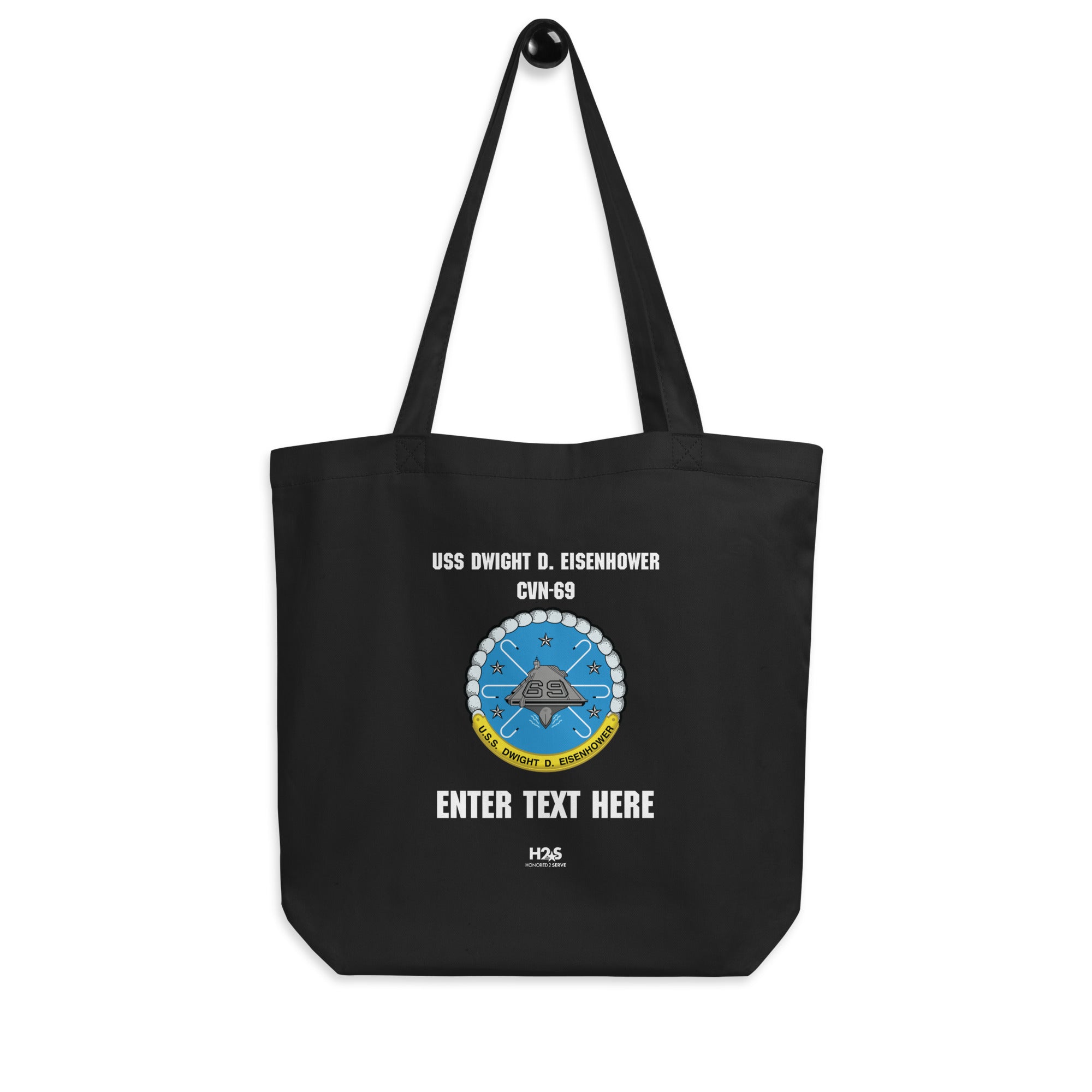 Customizable USS DWIGHT D. EISENHOWER Eco Tote Bag
