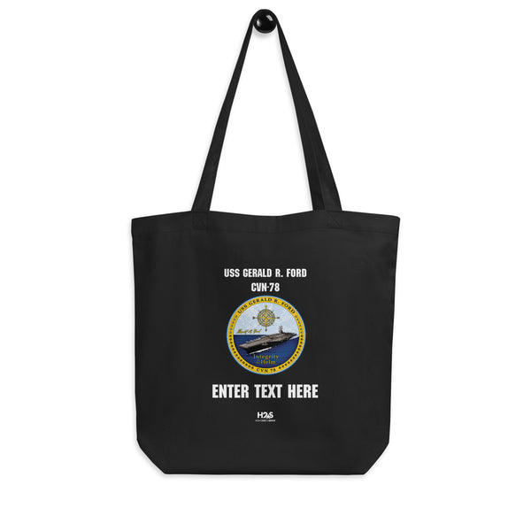 Customizable USS GERALD R. FORD Eco Tote Bag
