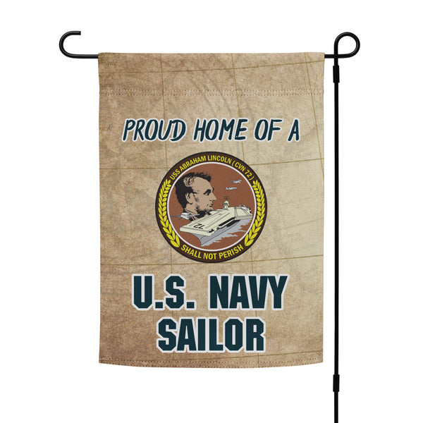 USS ABRAHAM LINCOLN Garden flag