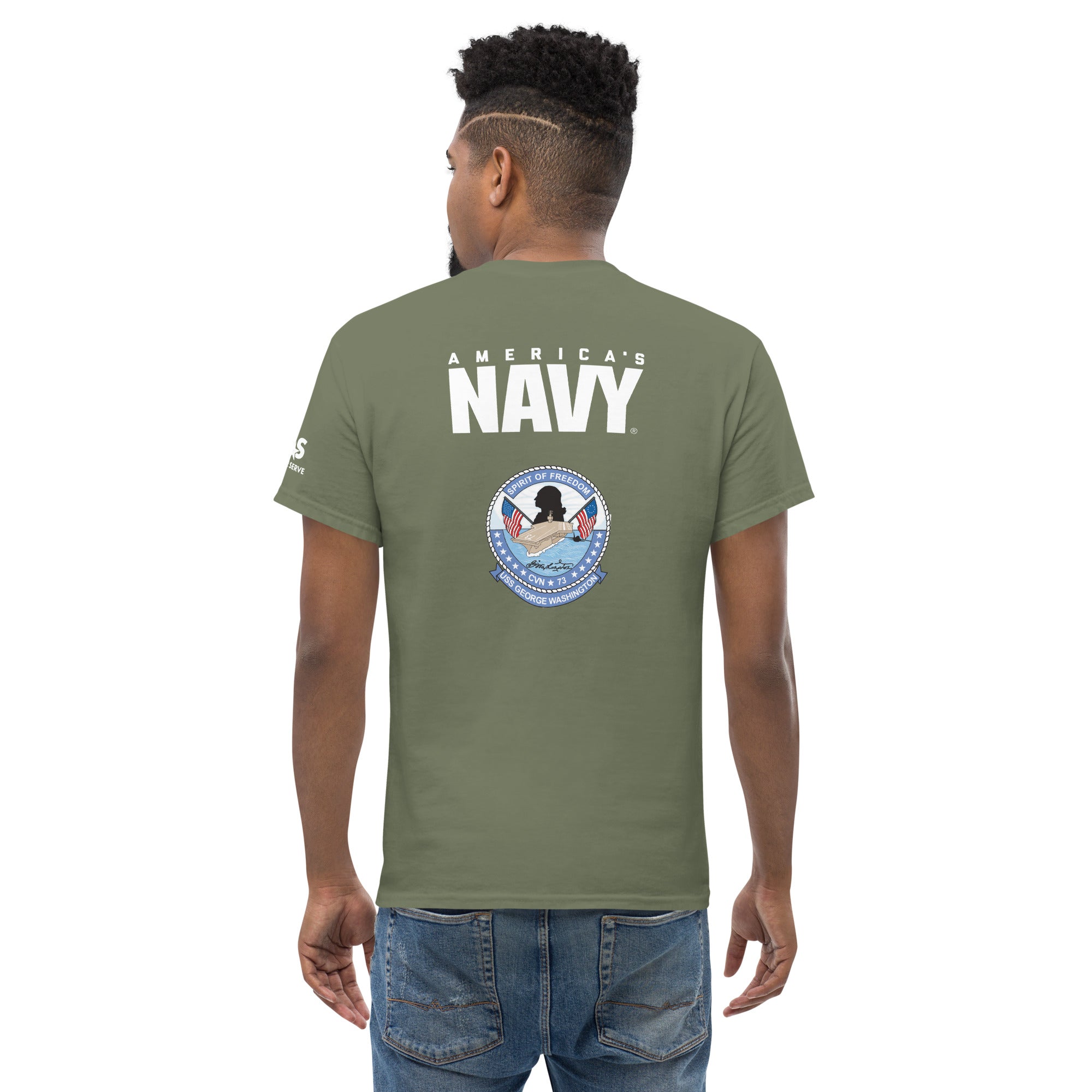 Customizable USS GEORGE WASHINGTON tee