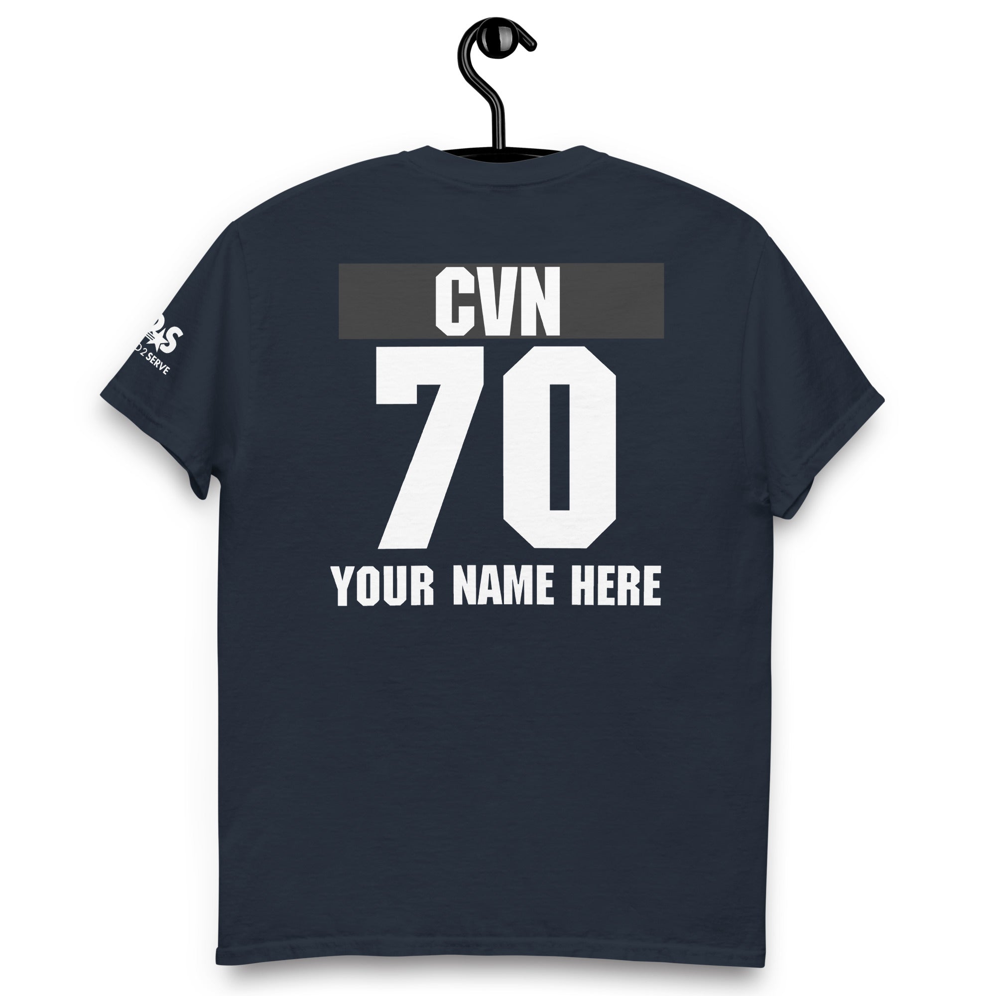 Customizable USS CARL VINSON Unisex classic tee