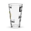 Customizable USS THEODORE ROOSEVELT Shaker pint glass