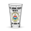 Customizable USS JOHN YOUNG Shaker pint glass
