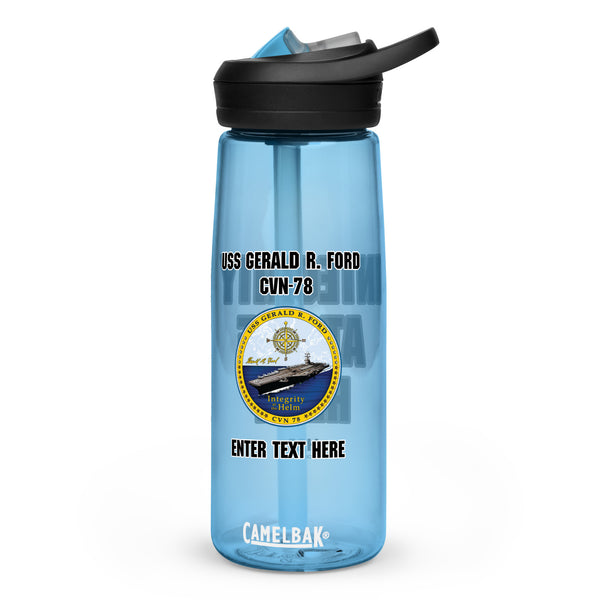 Customizable Camelbak® USS GERALD R. FORD Sports water bottle