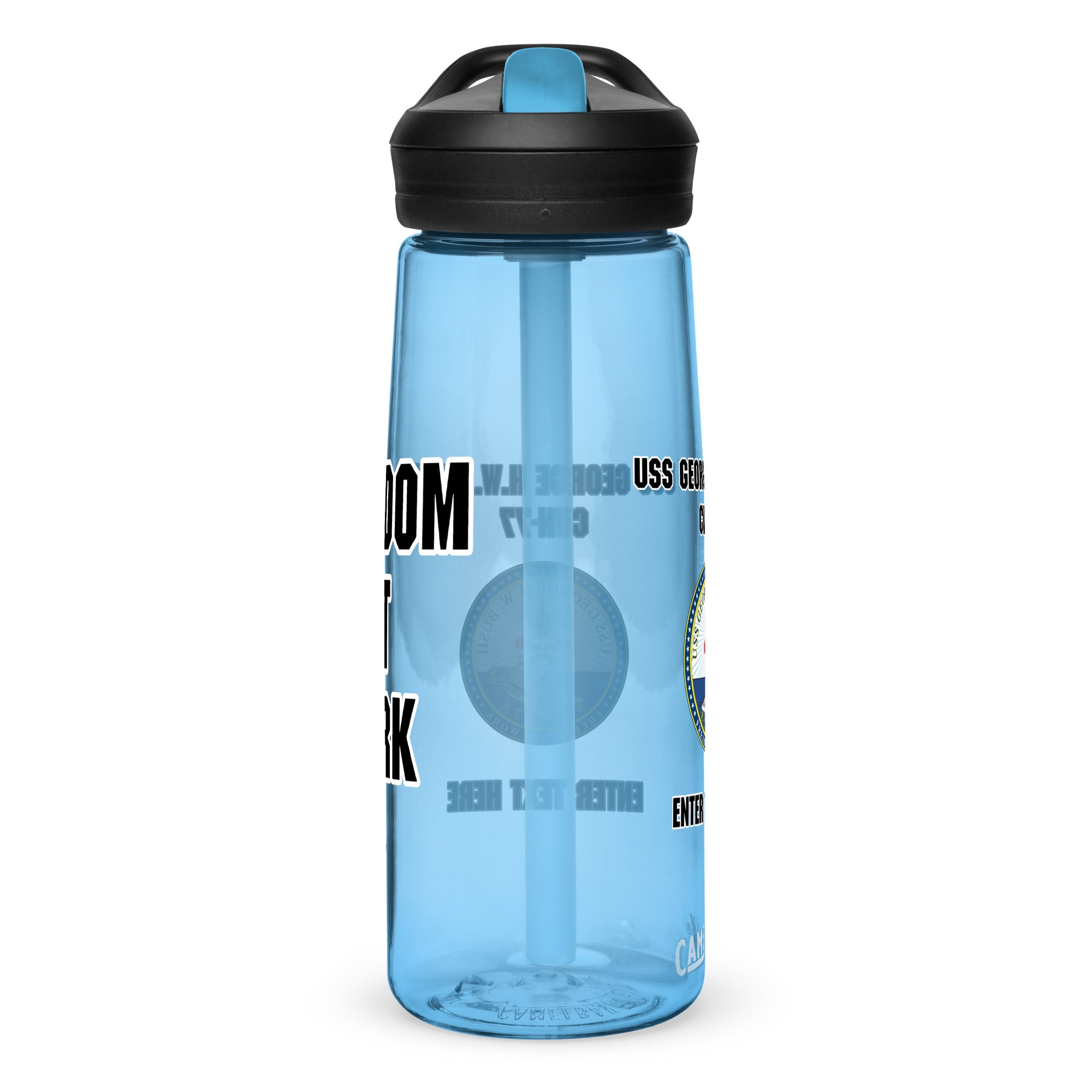 Customizable Camelbak® USS GEORGE H.W. BUSH Sports water bottle