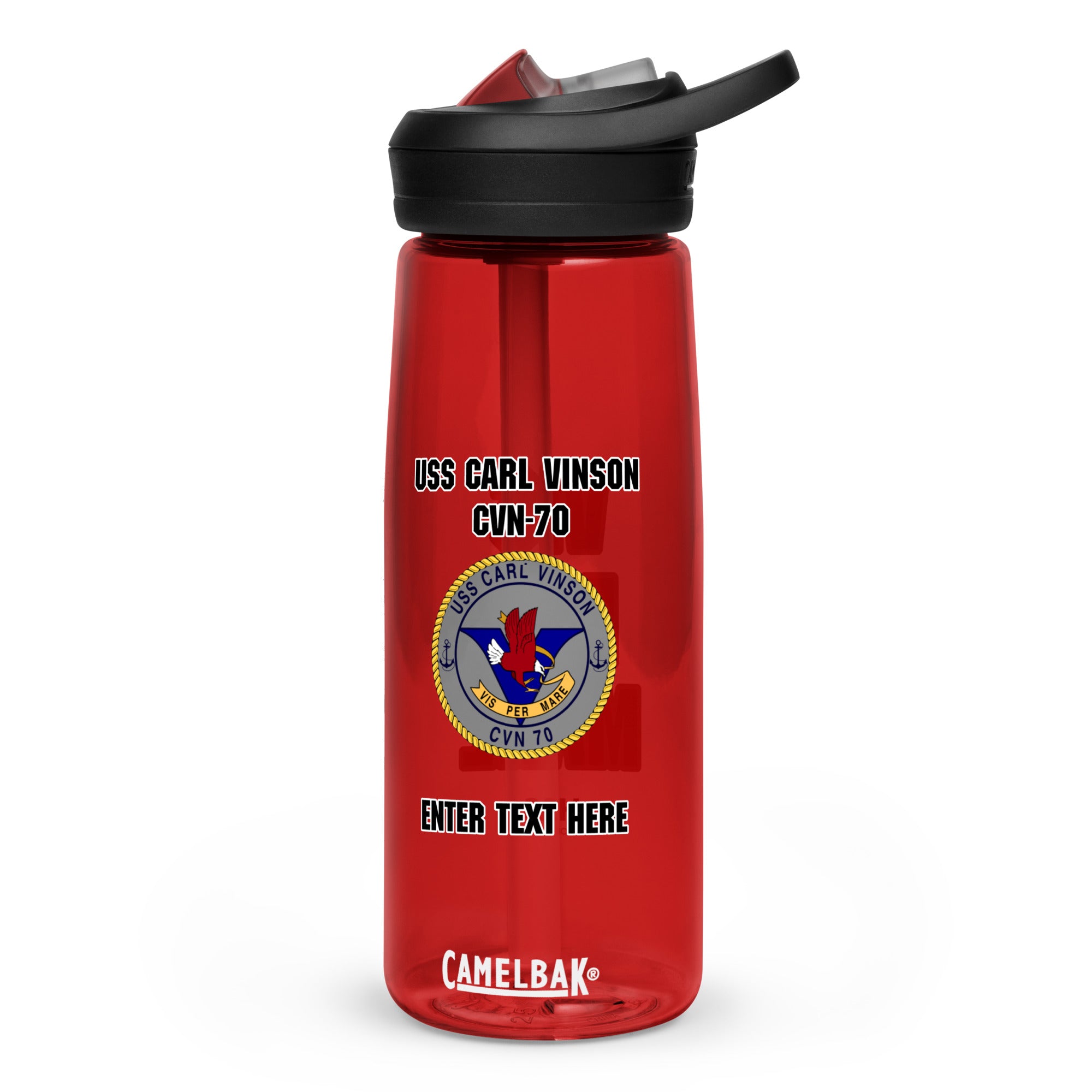 Customizable Camelbak® USS CARL VINSON Sports water bottle