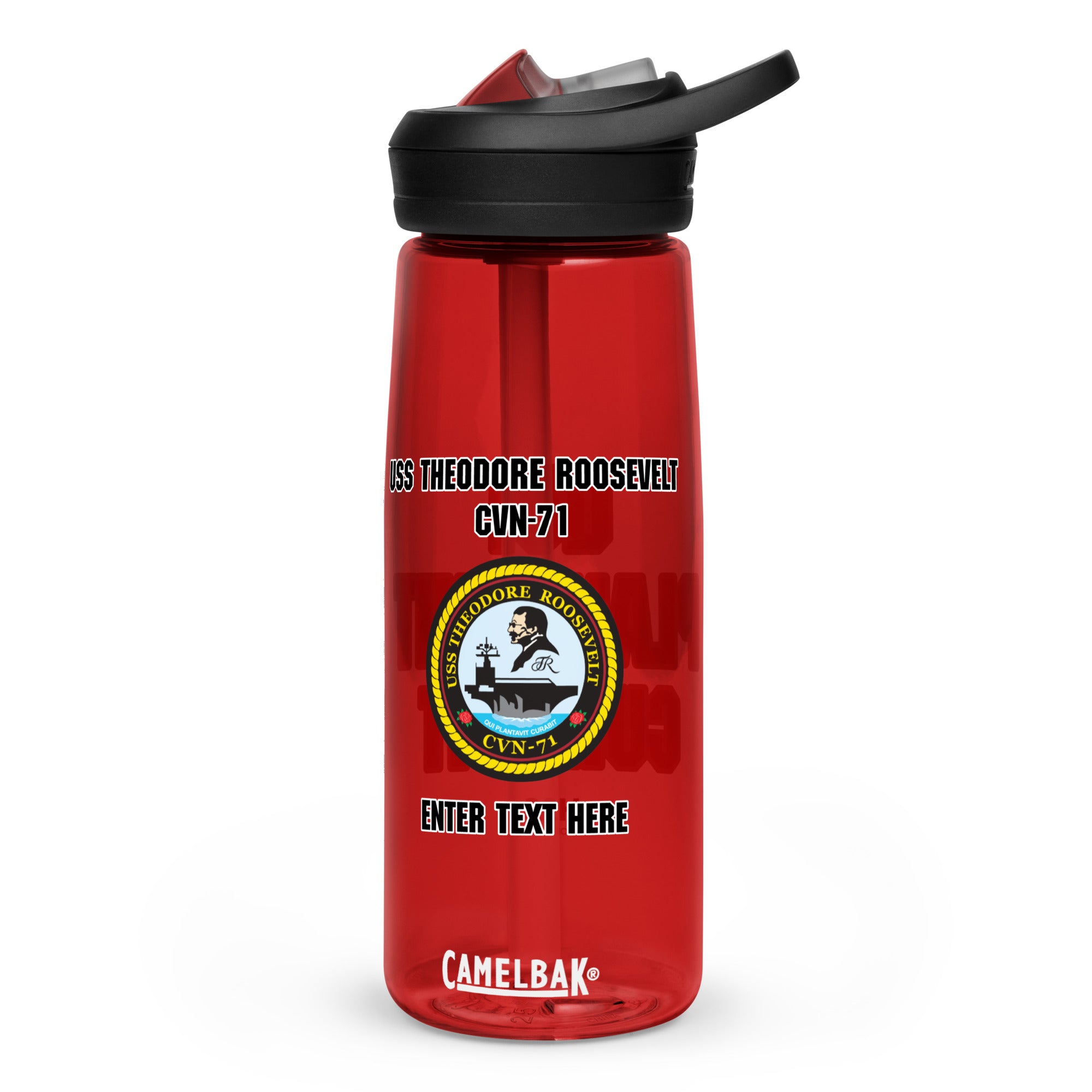 Customizable Camelbak® USS THEODORE ROOSEVELT Sports water bottle