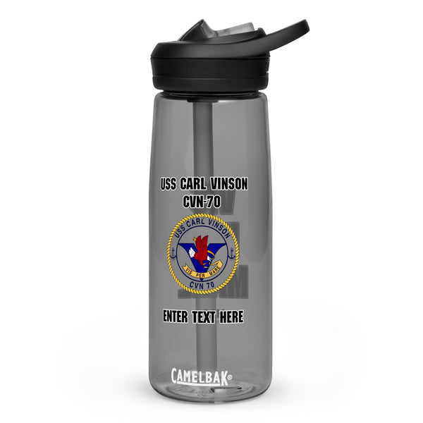 Customizable Camelbak® USS CARL VINSON Sports water bottle