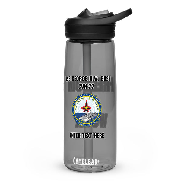 Customizable Camelbak® USS GEORGE H.W. BUSH Sports water bottle