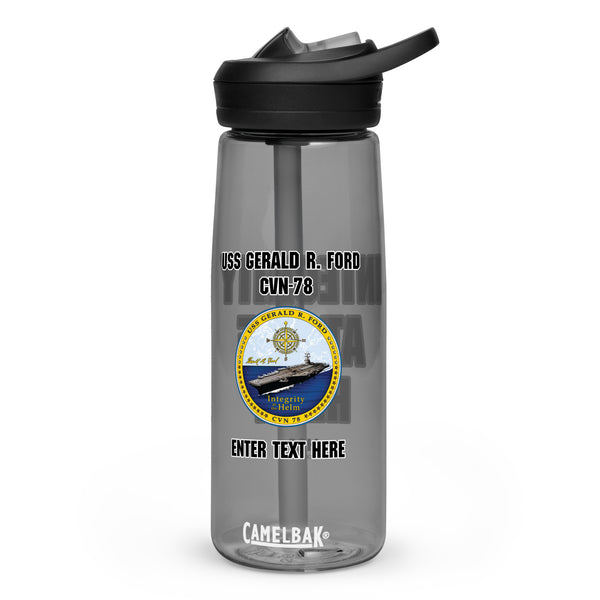 Customizable Camelbak® USS GERALD R. FORD Sports water bottle