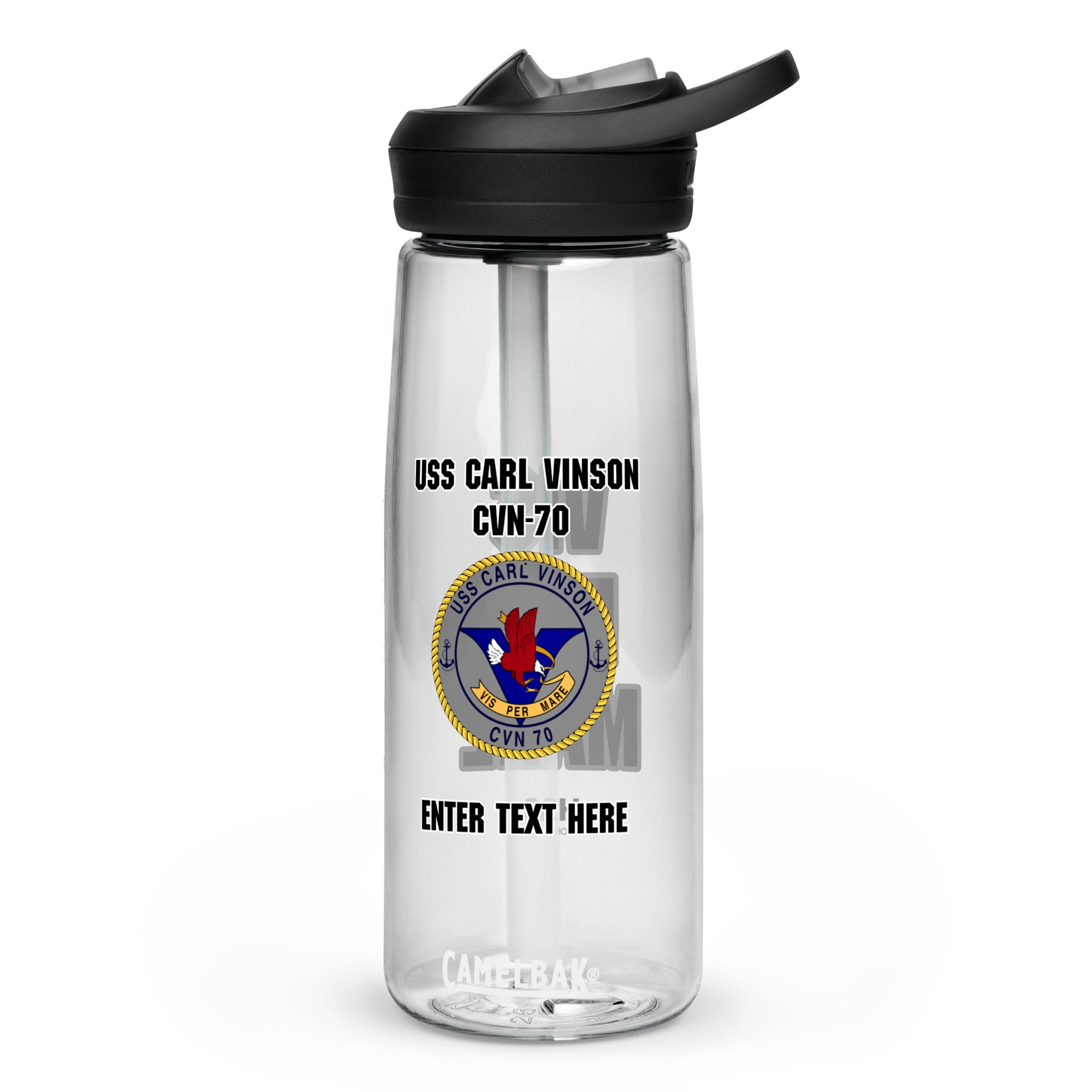 Customizable Camelbak® USS CARL VINSON Sports water bottle