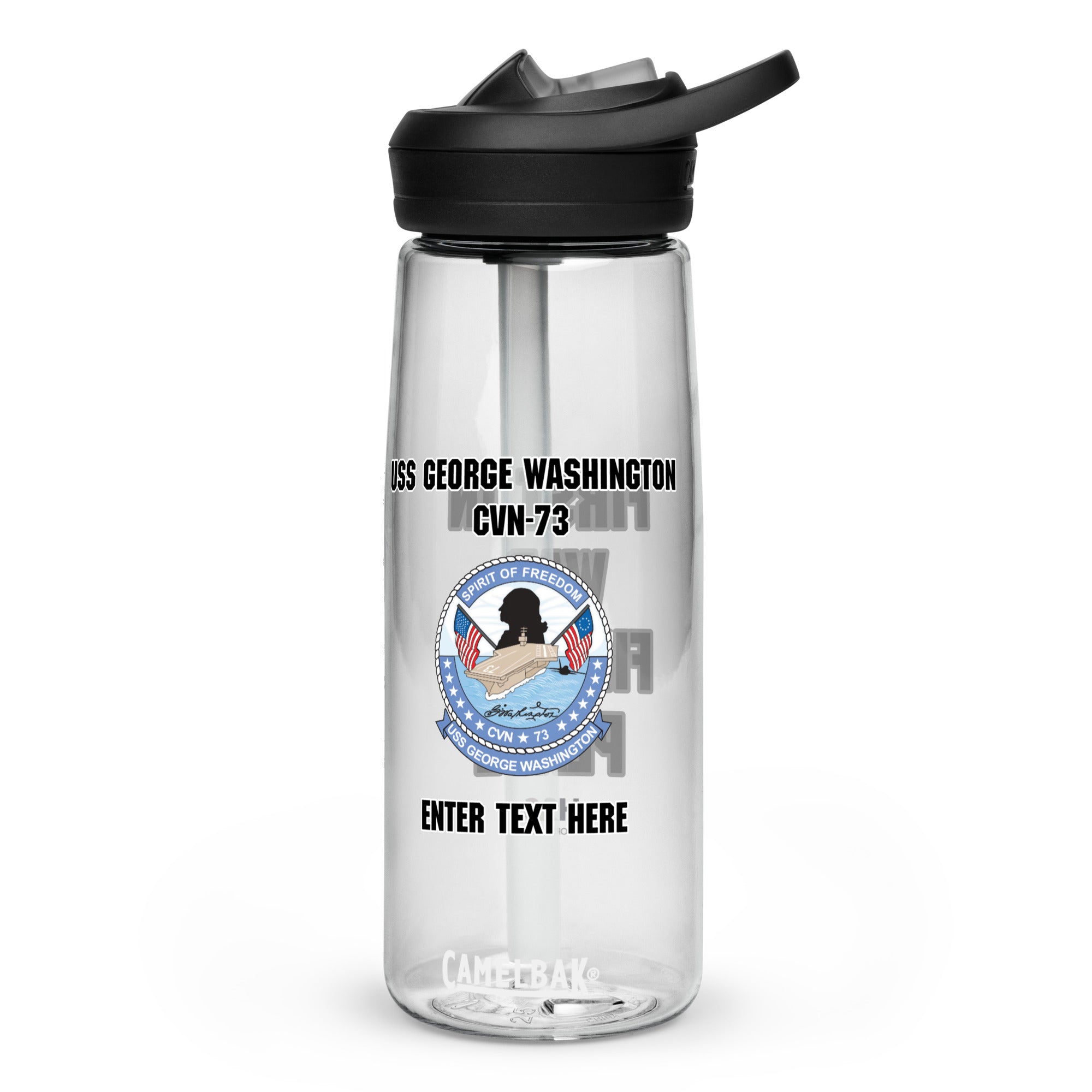 Customizable Camelbak® USS GEORGE WASHINGTON Sports water bottle