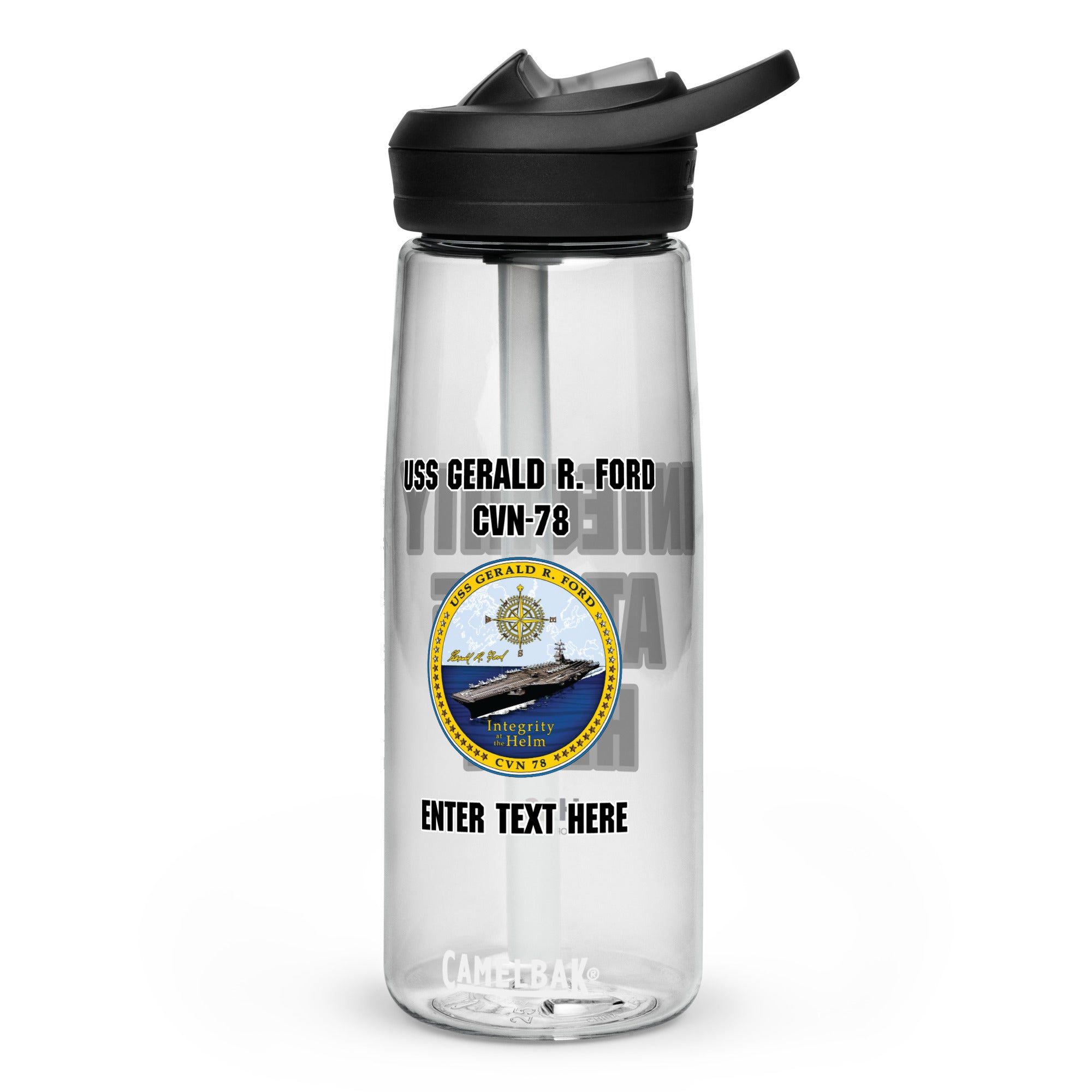 Customizable Camelbak® USS GERALD R. FORD Sports water bottle