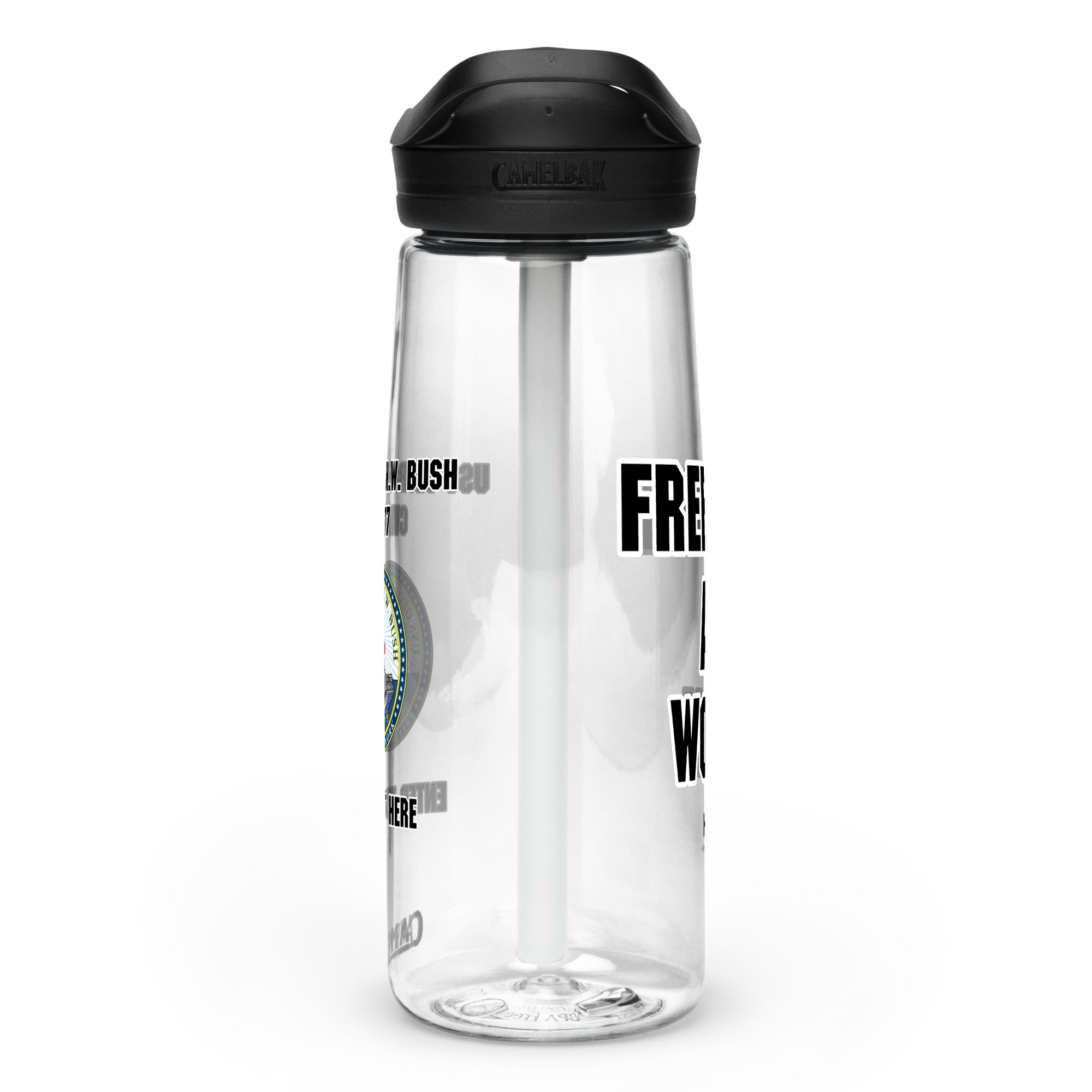 Customizable Camelbak® USS GEORGE H.W. BUSH Sports water bottle