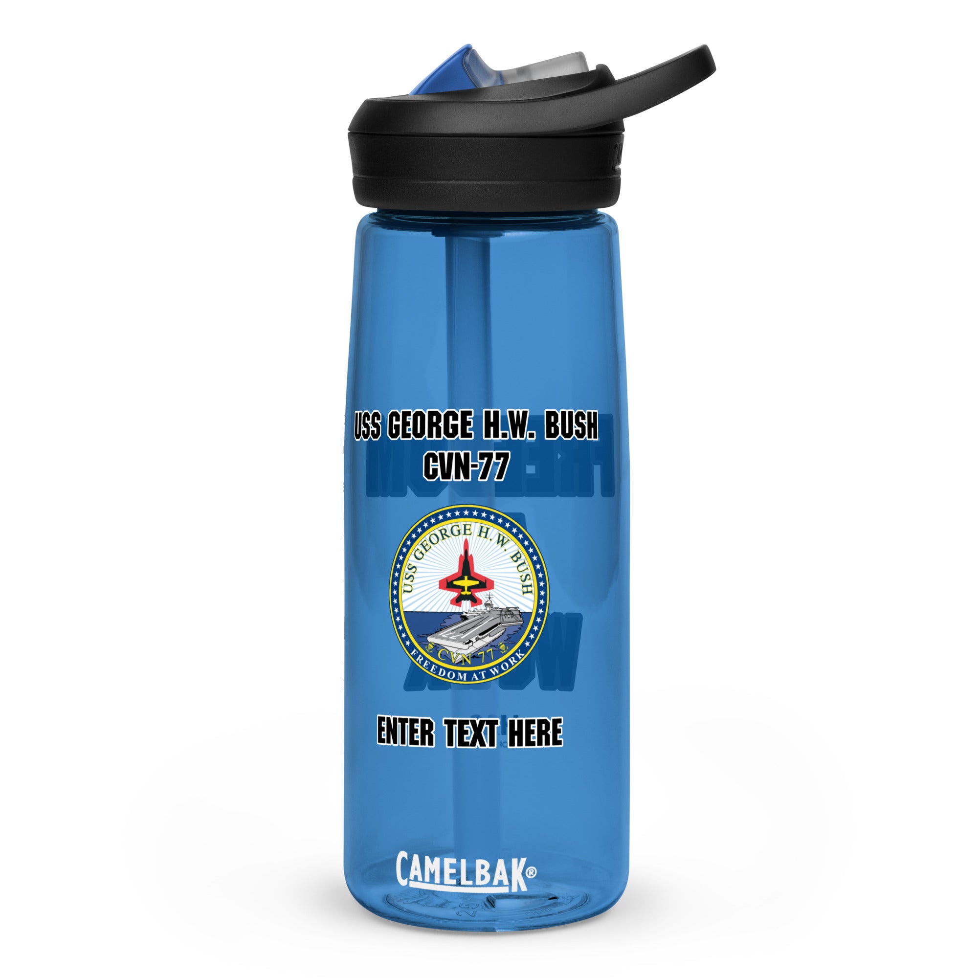 Customizable Camelbak® USS GEORGE H.W. BUSH Sports water bottle