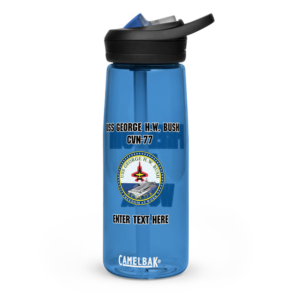 Customizable Camelbak® USS GEORGE H.W. BUSH Sports water bottle