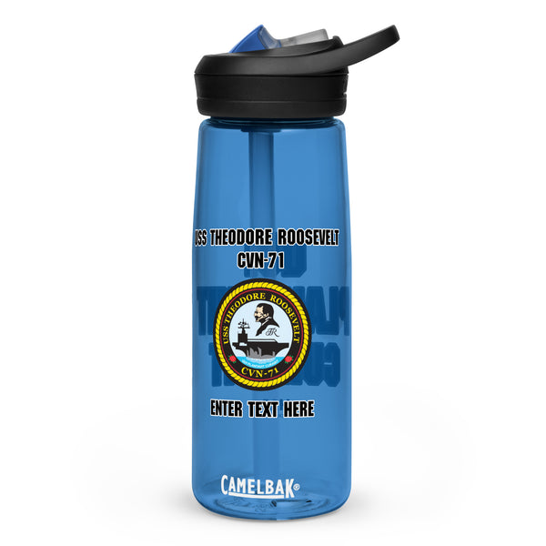 Customizable Camelbak® USS THEODORE ROOSEVELT Sports water bottle