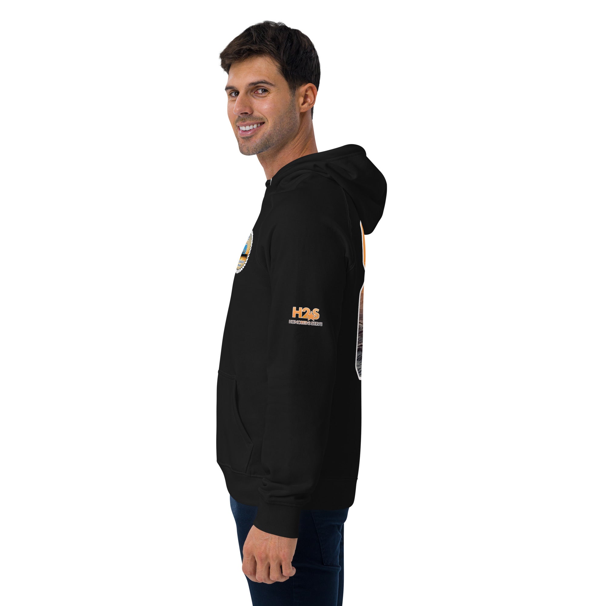 USS DWIGHT D. EISENHOWER SUNSET eco raglan hoodie