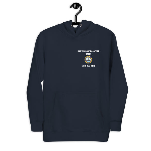 Customizable USS THEODORE ROOSEVELT Unisex Hoodie