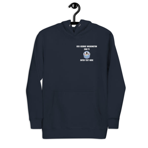 Customizable USS GEORGE WASHINGTON Unisex Hoodie