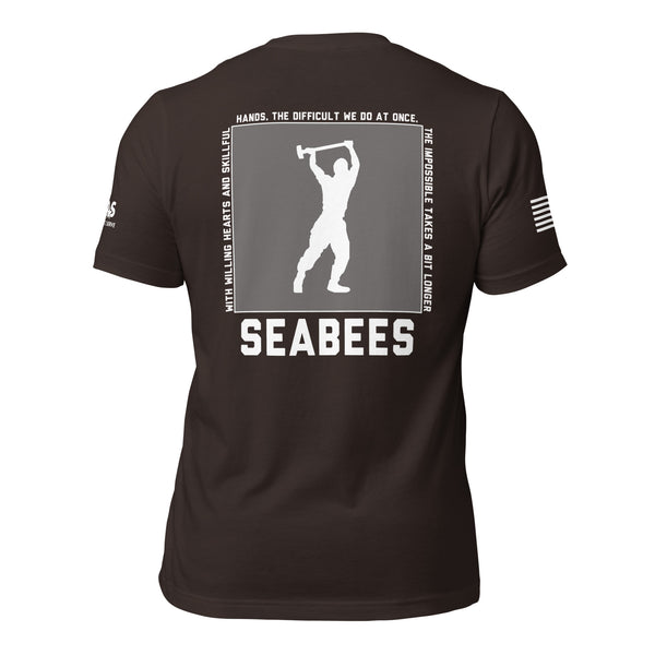US Navy SEABEES IMPOSSIBLE Unisex t-shirt