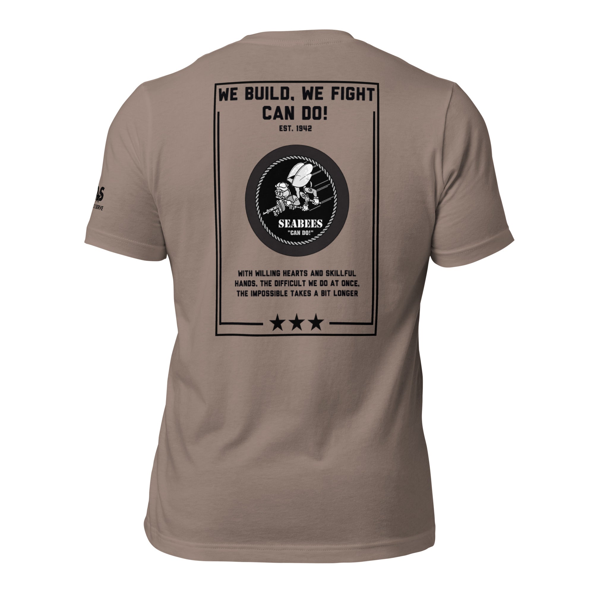 Customizable Stars U.S. Navy SEABEES Unisex t-shirt