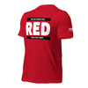 Customizable RED USS CARL VINSON Unisex t-shirt