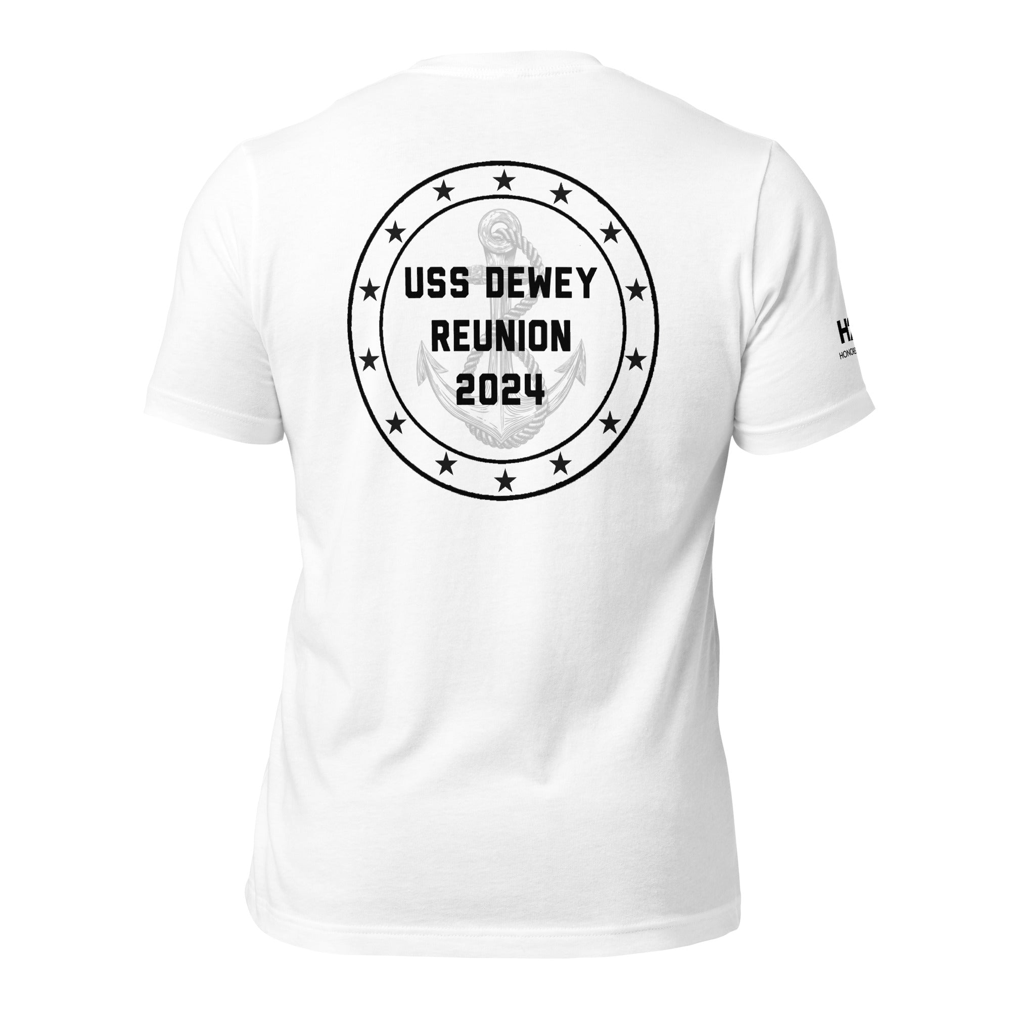 USS Dewey REUNION Example T-Shirt Unisex t-shirt