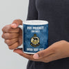 Customizable USS PRICHETT White glossy mug