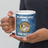 Customizable USS ABRAHAM LINCOLN White glossy mug